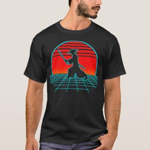 Camiseta Samurai Warrior Retro Vintage 80s Bushido Lover