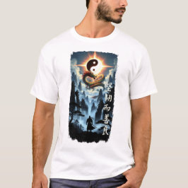 Camiseta Samurai - Yin e Yang