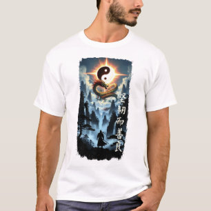 Camiseta Samurai - Yin e Yang