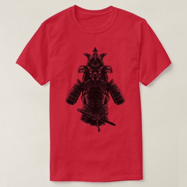 Camiseta Samurais Shield Traditional Japonês Armand (Frente do Design)