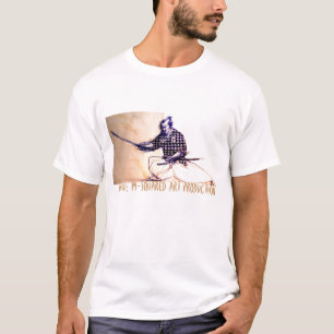 Camiseta Samuri: Produção M-Esquadrada da arte