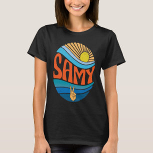 Camiseta Samy Vintage Sunset Samy Groovy Tie Dye
