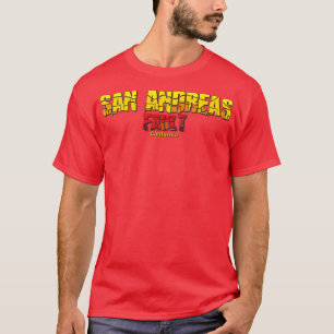 Camiseta San Andreas Fault California