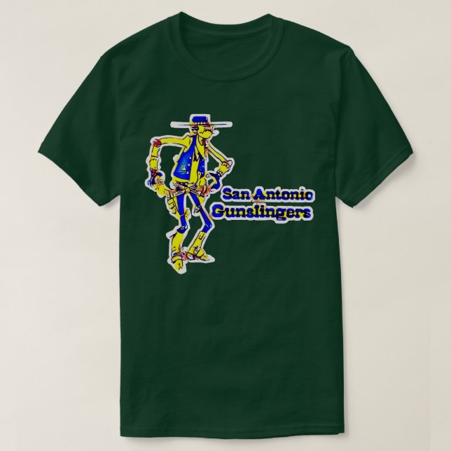 Camiseta San Antonio Gunslingers (Frente do Design)