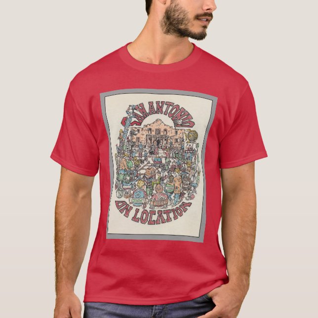 Camiseta San Antonio No Local T-Shirt (Frente)
