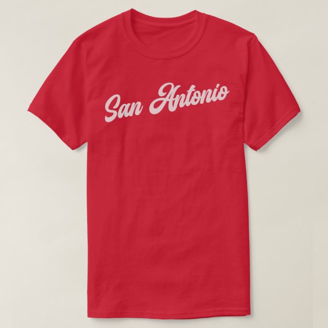 Camiseta San Antonio Retro San Antonio Spurs (Frente do Design)