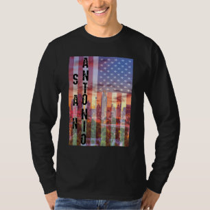 Camiseta San Antonio Skyline Texas