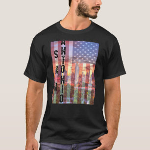 Camiseta San Antonio Skyline Texas