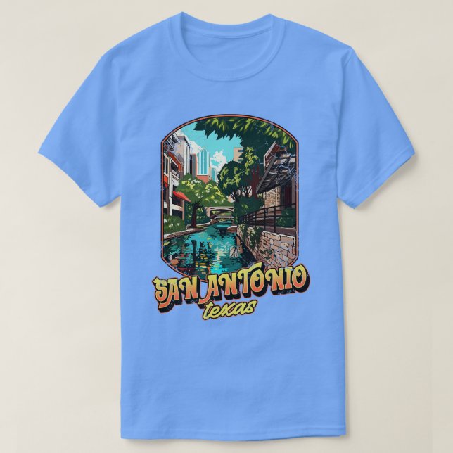 Camiseta San Antonio Texas (Frente do Design)