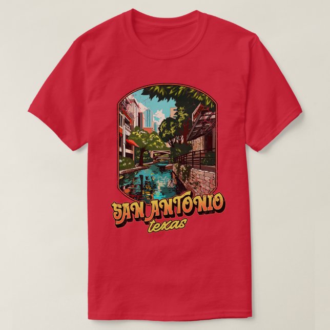 Camiseta San Antonio Texas (Frente do Design)
