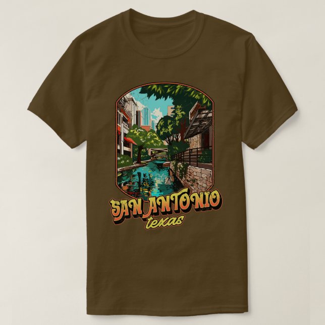 Camiseta San Antonio Texas (Frente do Design)