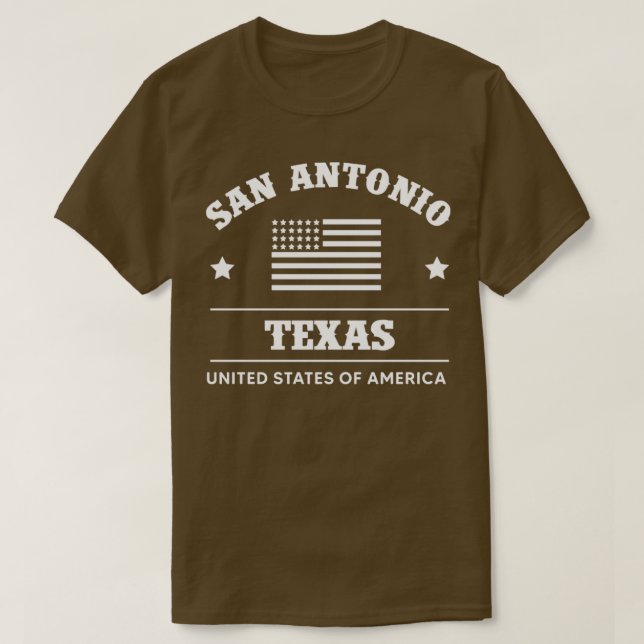 Camiseta San Antonio Texas EUA (Frente do Design)