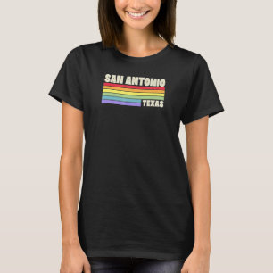 Camiseta San Antonio Texas Pride Rainbow Flag Orgulho gay M