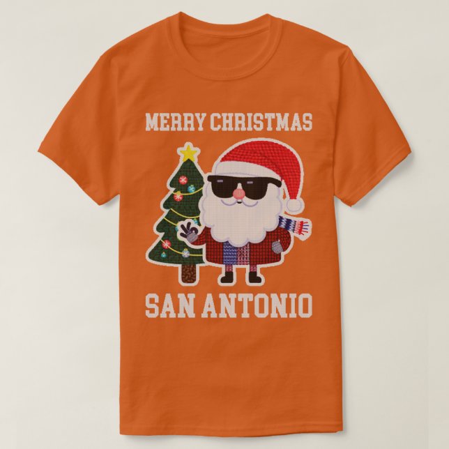 Camiseta San Antonio Xmas (Frente do Design)
