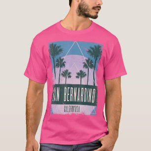 Camiseta San Bernardino California CA Vintage Vaporwave Ret