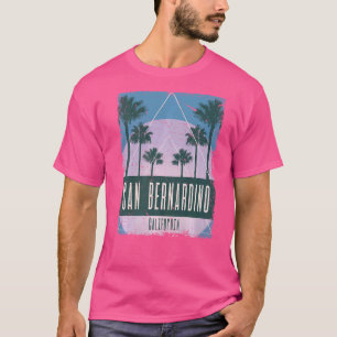 Camiseta San Bernardino California CA Vintage Vaporwave Ret