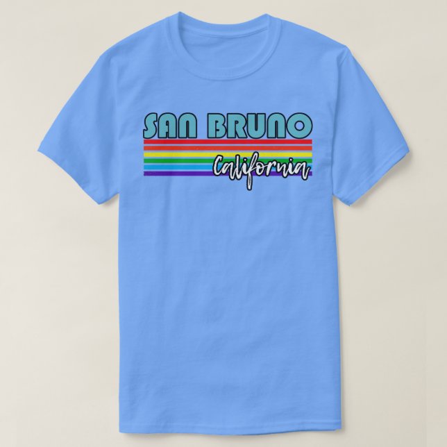Camiseta San California Pride San LGBT Gift LGBTQ Suportado (Frente do Design)