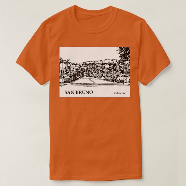 Camiseta San California TShirt 2 (Frente do Design)