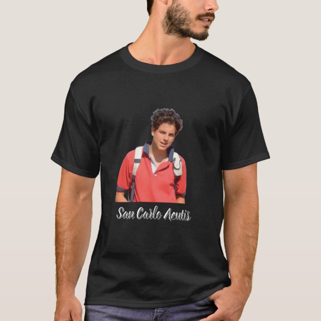 Camiseta San Carlo Acutis T-Shirt  (Frente)