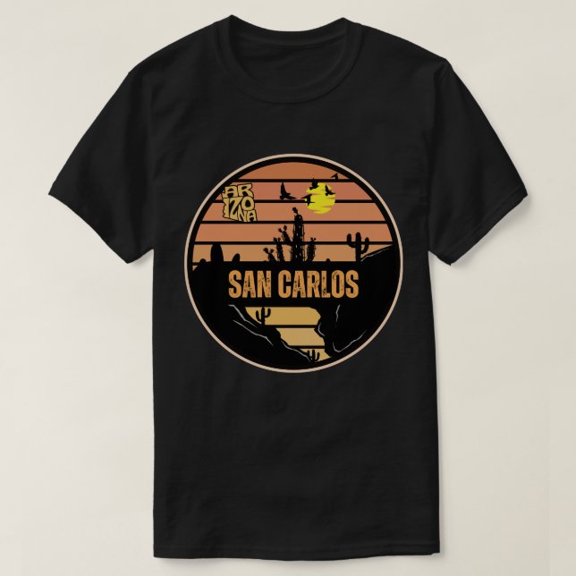 Camiseta San Carlos, Arizona (Frente do Design)