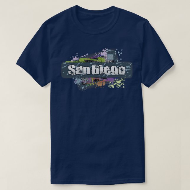 Camiseta San Diego (Frente do Design)