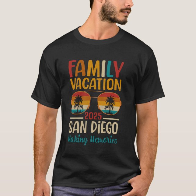 Camiseta San Diego Beach California Matching Family Vacatio (Frente)