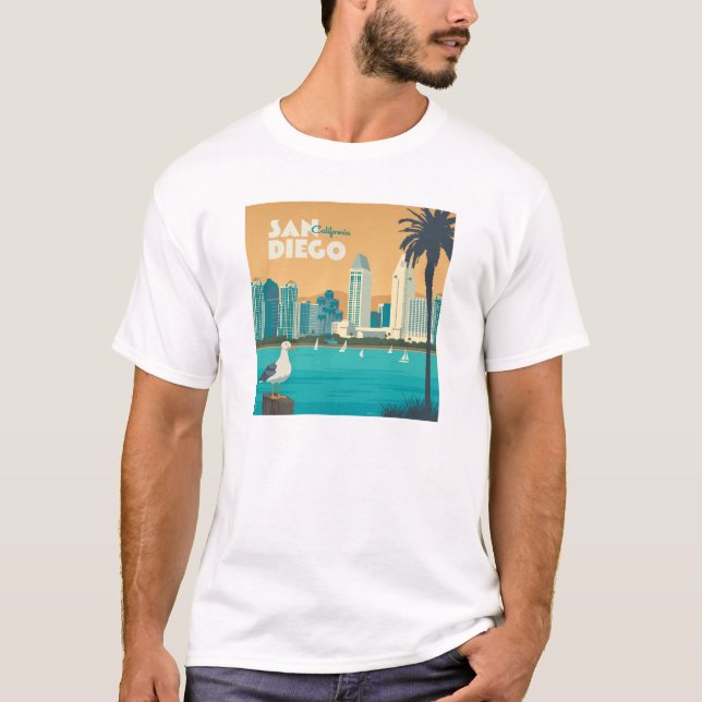 Camiseta San Diego, Califórnia (Frente)