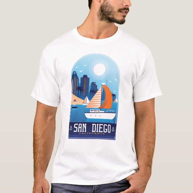 Camiseta San Diego Califórnia (Frente)