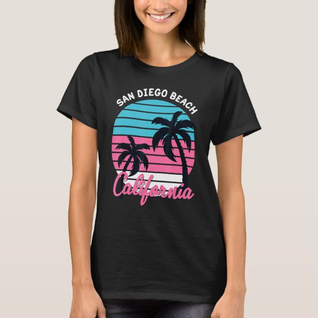 Camiseta San Diego California Beach (Frente)