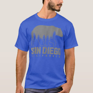 Camiseta San Diego California Bear Grizzly Orgulho ao ar li