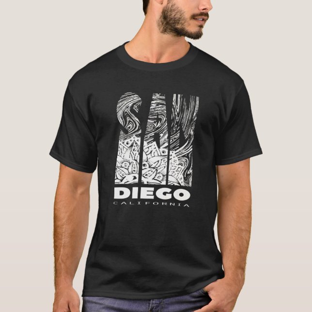 Camiseta San Diego California Pacific Coast Souvenir (Frente)