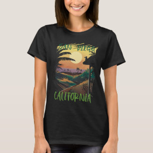 Camiseta San Diego Califórnia Palmeiras Praia Oceano Surfe
