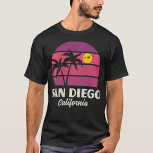 Camiseta San Diego California Palms Vintage Love San Diego