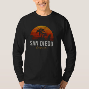 Camiseta San Diego California Retro Surfer Vintage Beach