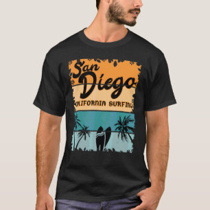 Camiseta San Diego California Surfing Retro Vintage Surfer
