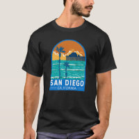 San Diego California Viagem Art Vintage