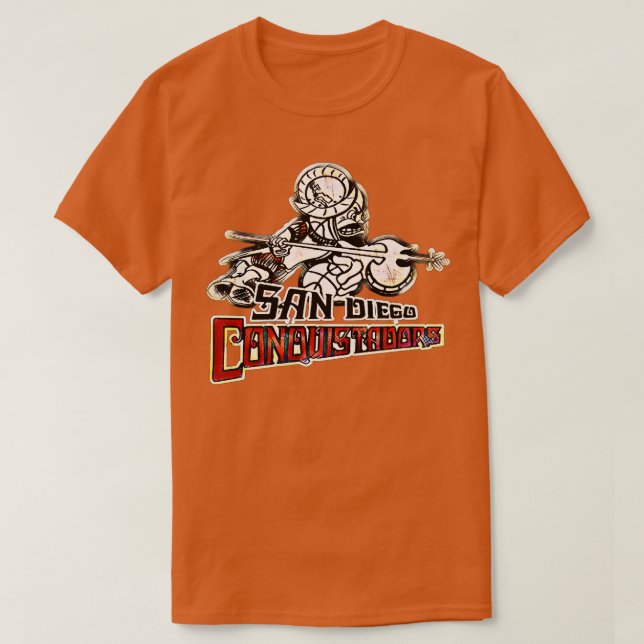 Camiseta San Diego Conquistadores Basquete (Frente do Design)
