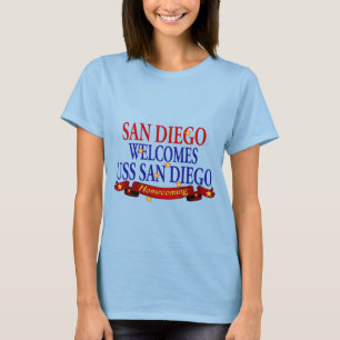 Camiseta San Diego dá boas-vindas a USS San Diego