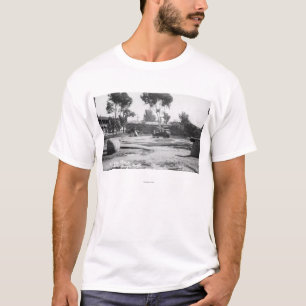 Camiseta San Diego, fotografia velha da opinião da plaza d
