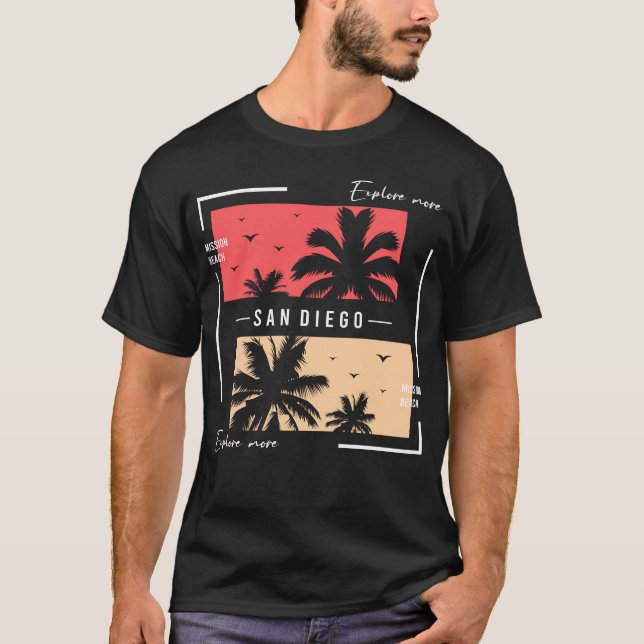 Camiseta San Diego Mission Beach (Frente)
