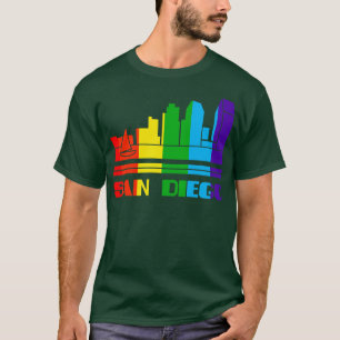 Camiseta San Diego Pride San Diego Gift LGBT Suporte LGBTQ