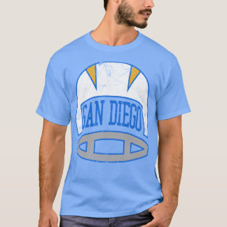 Camiseta San Diego Retro Helmet White