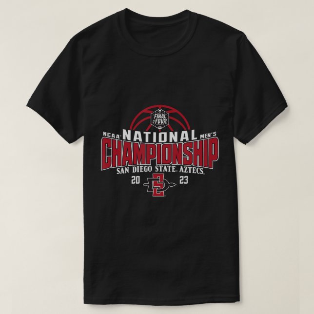 Camiseta San Diego State Aztecs Campeonato Nacional de 2023 (Frente do Design)