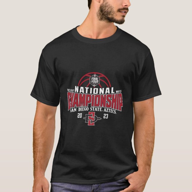 Camiseta San Diego State Aztecs Campeonato Nacional de 2023 (Frente)