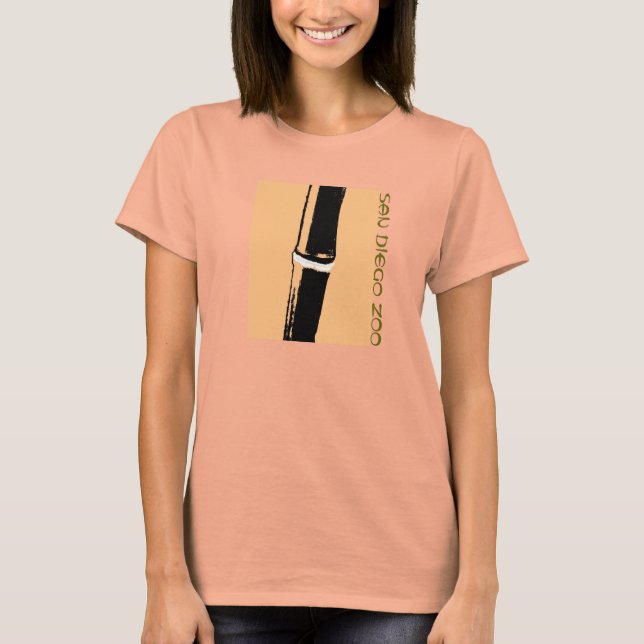 Camiseta San Diego Zoo Bamboo Camiseta-mulher (Frente)