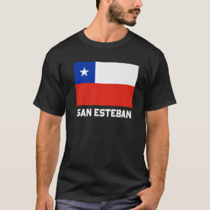 Camiseta San Esteban Republica Chile Sinalizador Emblem Esc