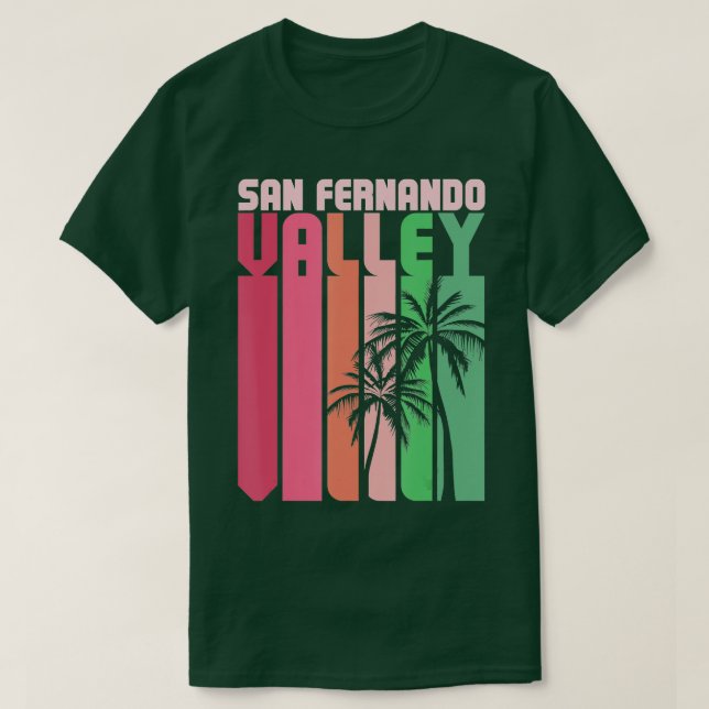 Camiseta San Fernando Valley SFV California Van Nuys 818 Re (Frente do Design)