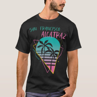 Camiseta San Francisco Alcatraz Beach Palm tree Vacinação