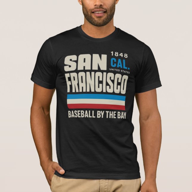 Camiseta San Francisco Baseball Inspired Graphic (Frente)