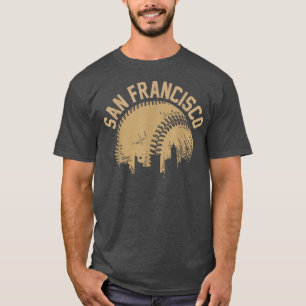 Camiseta San Francisco Baseball Skyline California Player C